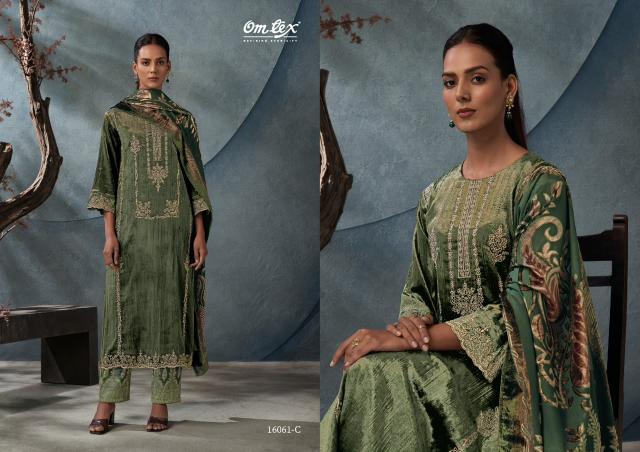 Omtex ritha crush vol 42 wholesale crepe dress material